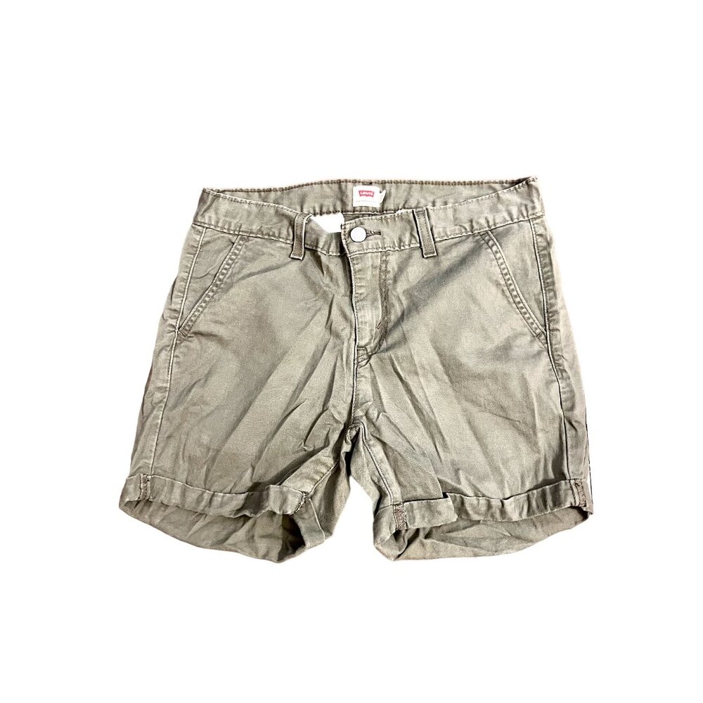 Levi's Army Olive Green Shorts Women's Size 28